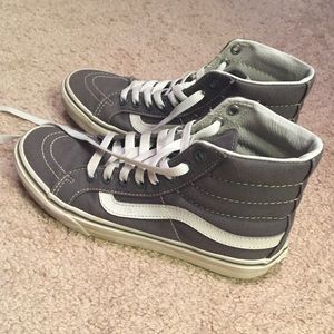 Vans grey hi-tops